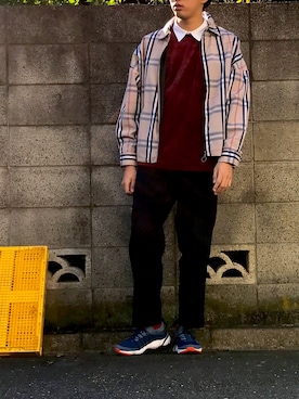 ぐりのかいぬしさん（メンズ・178cm）の秋コーディネート