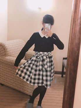 「LODISPOTTO（ロディスポット）のアイテム（ジャケット/アウター）」を使った、ひななんさん（レディース・151cm）の春コーディネート