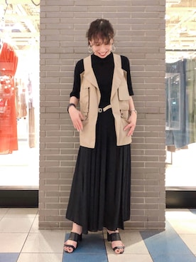 「JOURNAL STANDARD relume（ジャーナルスタンダード　レリューム）のアイテム（その他アウター）」を使った、EYEさん（レディース・160cm）の夏コーディネート