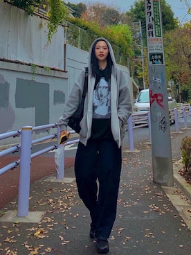 「代官山」｜Junkoczhさん（レディース・166cm・20代）の冬コーディネート
