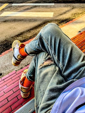 「woodstuck（woodstuck）のアイテム」を使った、LSCBさん（メンズ・170cm）の秋コーディネート