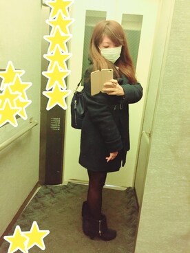 「MISCH MASCH（ミッシュマッシュ）のアイテム（その他アウター）」を使った、no☆kaさん（レディース・149cm）の冬コーディネート