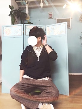 「アイテム（マウンテンパーカー）」を使った、🇩🇪shingo🇩🇪さん（メンズ・180cm）の春コーディネート