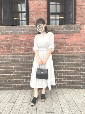 「アイテム（ワンピース/ドレス）」を使った、のん ✿.*･さん（レディース・163cm・10代）の夏コーディネート
