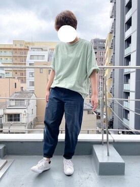 suzu.さんの「WEB限定アイテム / BIGシルエットTシャツ」を使ったコーディネート