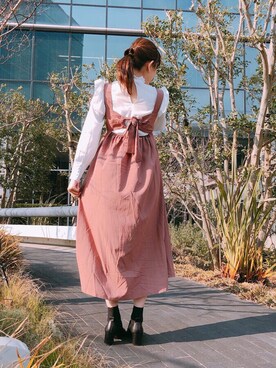菊地亜美さん（レディース・165cm）の春コーディネート