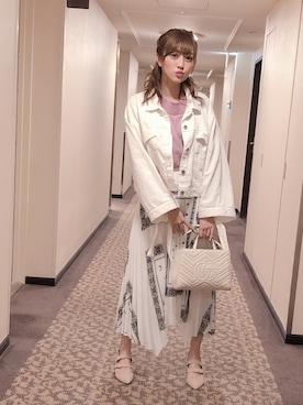 菊地亜美さん（レディース・165cm）の春コーディネート