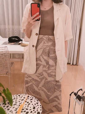 菊地亜美さん(レディース・165cm)の夏コーディネート