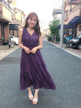 菊地亜美さん(レディース・165cm)の夏コーディネート