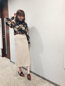 「リエディ(Re:EDIT)」｜菊地亜美さん（レディース・165cm）の秋コーディネート