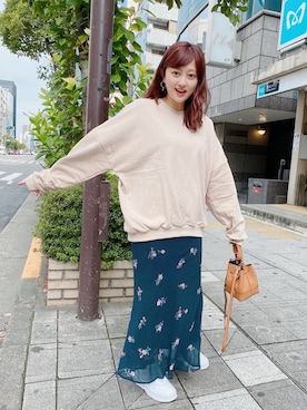 菊地亜美さん（レディース・165cm）の秋コーディネート