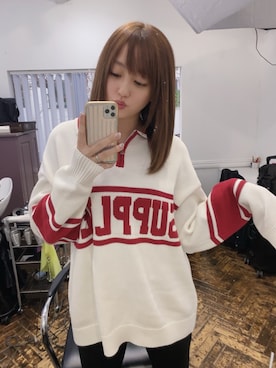 「UNIQLO（ユニクロ）のウルトラストレッチジーンズ（デニムパンツ）」を使った、菊地亜美さん（レディース・165cm・20代）の冬コーディネート