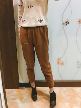 「UNKNOWN.（アンノウン）のアイテム（シューズ）」を使った、静雅的部落格さん（レディース・165cm）の冬コーディネート