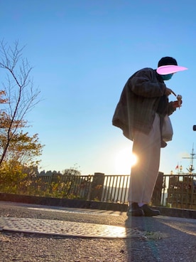 「carhartt」｜「アイテム（ローファー）」を使った、オオバチョフさん（メンズ・179cm）の冬コーディネート