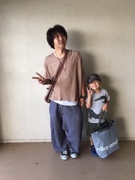 「チャイハネ（チャイハネ）のアイテム（その他トップス）」を使った、bさん（メンズ・171cm）の秋コーディネート