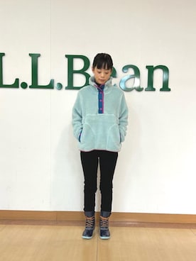 「L.L.Bean（エルエルビーン）のアイテム（その他アウター）」を使った、llbeansatouさん（レディース・160cm）の秋コーディネート