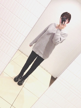 「topic luxe（トピックラックス）のアイテム」を使った、おぐらゆかさん（レディース・168cm）の冬コーディネート