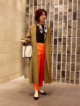 山﨑 えいみさん（レディース・165cm）の春コーディネート