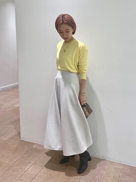 山﨑 えいみさん（レディース・165cm）の秋コーディネート