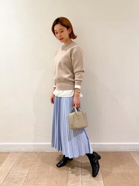 山﨑 えいみさん（レディース・165cm）の冬コーディネート