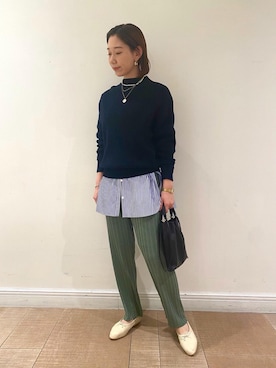 山﨑 えいみさん(レディース・165cm)の冬コーディネート