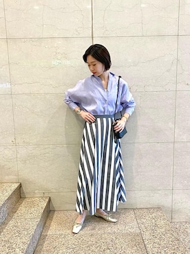 山﨑 えいみさん(レディース・165cm)の夏コーディネート