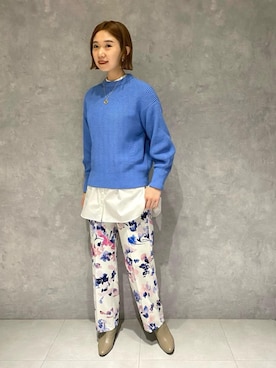 山﨑 えいみさん（レディース・165cm）の冬コーディネート