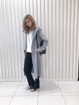 「M/M ATTACHMENT（エムエムアタッチメント）のアイテム（パンツ）」を使った、4onさん（レディース・168cm）の春コーディネート