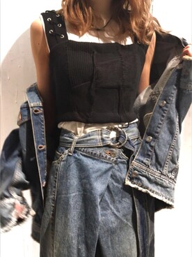 「CHRISTIAN DADA（クリスチャンダダ）のアイテム」を使った、4onさん（レディース・168cm）の冬コーディネート