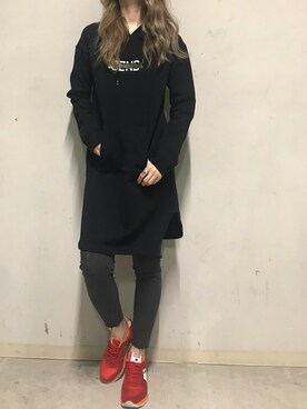「surt（サート）のアイテム（ワンピース/ドレス）」を使った、4onさん（レディース・168cm）の冬コーディネート