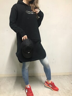 「surt（サート）のアイテム（ワンピース/ドレス）」を使った、4onさん（レディース・168cm）の冬コーディネート