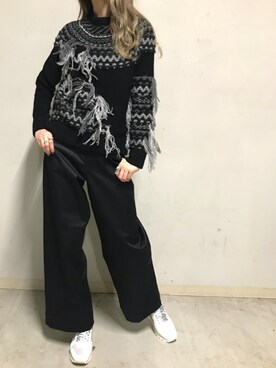 4onさん（レディース・168cm）の冬コーディネート