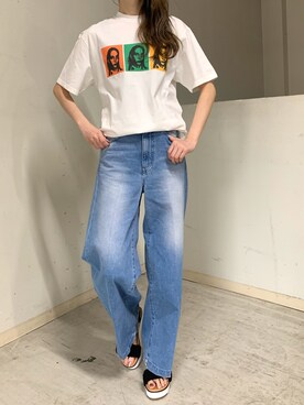 「CHRISTIAN DADA（クリスチャンダダ）のアイテム」を使った、4onさん（レディース・168cm）の春コーディネート
