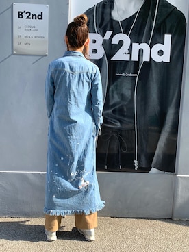 4onさん（レディース・168cm）の春コーディネート