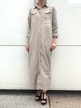 4onさん（レディース・168cm）の夏コーディネート