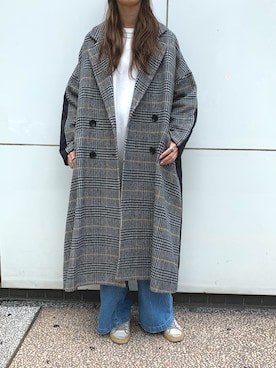 「woadblue（ウォードブルー）のアイテム（パンツ）」を使った、4onさん（レディース・168cm）の夏コーディネート