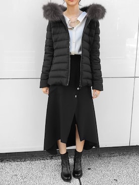 「TATRAS」｜「アイテム（その他シューズ）」を使った、4onさん（レディース・168cm）の秋コーディネート