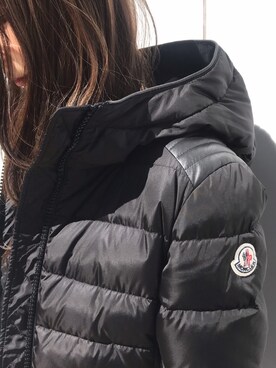 「MONCLER（モンクレール）のアイテム（ジャケット/アウター）」を使った、4onさん（レディース・168cm）の秋コーディネート