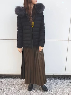 「TATRAS」｜「アイテム（その他シューズ）」を使った、4onさん（レディース・168cm）の秋コーディネート