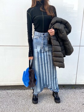 「CHRISTIAN DADA（クリスチャンダダ）のアイテム」を使った、4onさん（レディース・168cm）の秋コーディネート