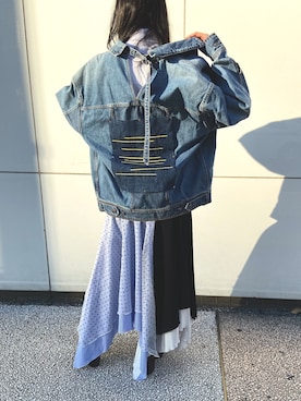 「CHRISTIAN DADA（クリスチャンダダ）のアイテム」を使った、4onさん（レディース・168cm）の秋コーディネート