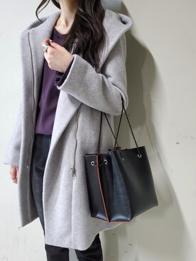 4onさん（レディース・168cm）の冬コーディネート