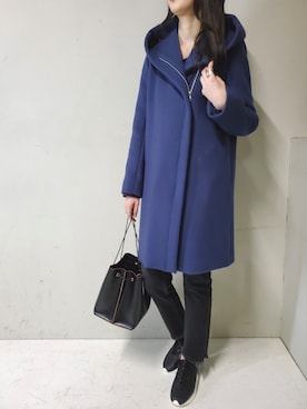 4onさん（レディース・168cm）の冬コーディネート