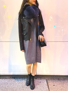 4onさん(レディース・168cm)の冬コーディネート