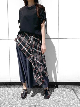 4onさん（レディース・168cm）の春コーディネート