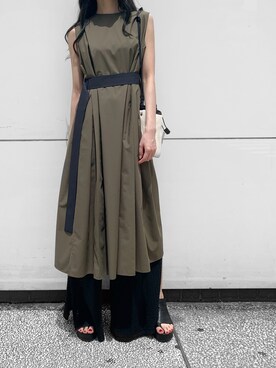 「B'2nd（ビーセカンド）のアイテム（ワンピース/ドレス）」を使った、4onさん（レディース・168cm）の夏コーディネート