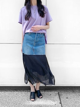 「VINTI ANDREWS（ヴィンティアンドリュース）のアイテム」を使った、4onさん（レディース・168cm）の夏コーディネート