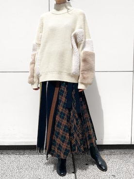 4onさん（レディース・168cm）の秋コーディネート