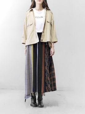 4onさん（レディース・168cm）の秋コーディネート