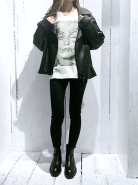 4onさん（レディース・168cm）の冬コーディネート